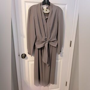 Vintage 1980s ladies 2 piece evening pants blouse set Neiman Marcus sz 6